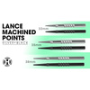 Końcówki steeltip Harrows LANCE MACHINED black