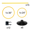 Zestaw treningowy MPAS-6BR15P12C