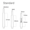 Shafty Harrows Clic Standard, clear
