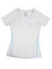 Koszulka damska Prince V-neck T-shirt 3W160033 Azure